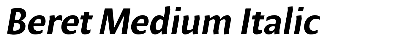 Beret Medium Italic